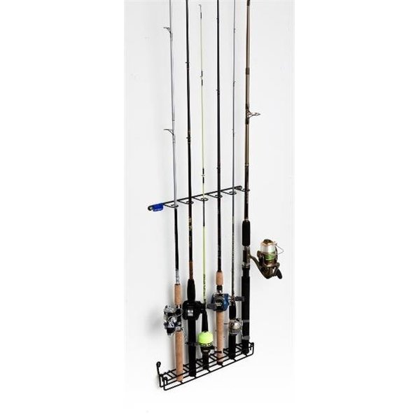 Rackem Racks RackEm Racks 7011 Mount Anywhere 6 Rod Fishing Rod Rack 7011